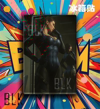 【週邊】巴洛克－生化危機 吉兒 裝飾畫5