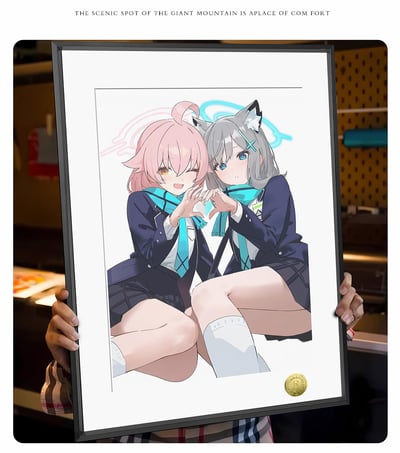 【週邊】皇呱－蔚藍檔案 小鳥砂狼比心2