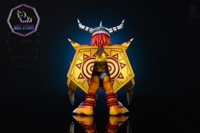 【數碼寶貝】MDS Studio-數碼寶貝系列 戰鬥暴龍獸 黑暗戰鬥暴龍獸 滾球獸3