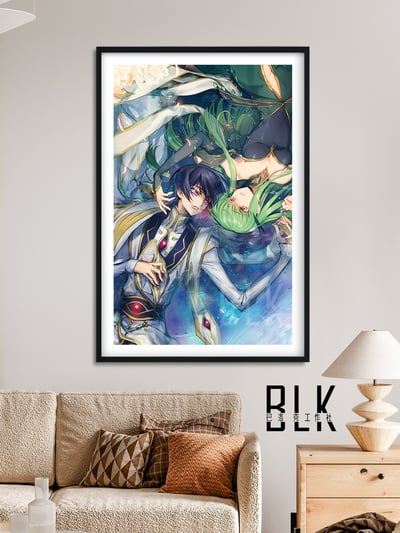 【週邊】巴洛克－反叛的魯路修 魯路修＆C.C. 裝飾畫＆冰箱貼4