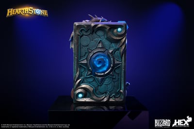 【正版授權】Blizzard暴雪遊戲-爐石戰記 泰蘭德語風卡牌藝術雕像12