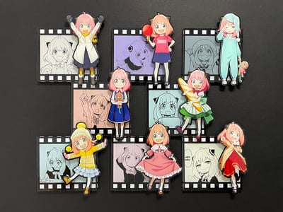 【週邊】萌萌匠-間諜過家家阿尼亞組合冰箱貼2