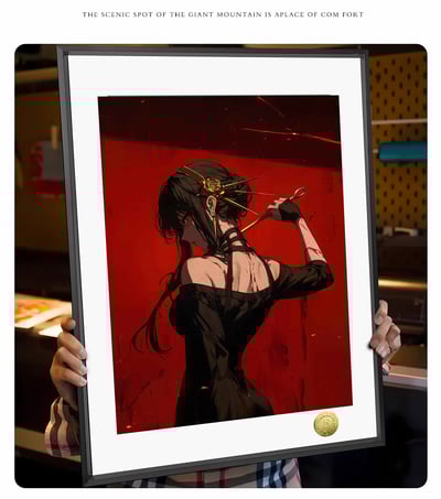 【週邊】皇呱工作室－迷人約爾小姐 裝飾畫2