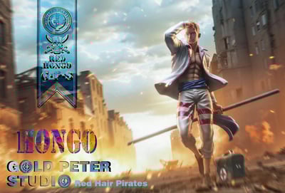 【海賊王】GP Studio GOLD PETER STUDIO-四皇團紅髮海賊團 第三款 船醫 本鄉1