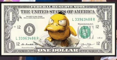 【週邊】千鳥社-美元潮流招財裝飾畫2