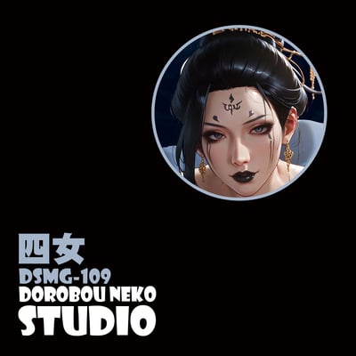 【黑悟空】泥棒貓工作室-四妹 立體裝飾畫1