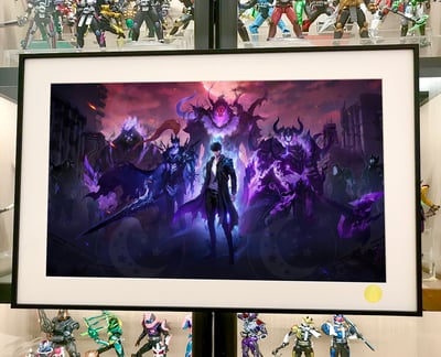 【週邊】星空工作室－我獨自升級 裝飾畫1