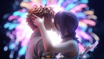 【電鋸人】QuietArt x Hera Studio-炸彈惡魔 波姆 & 蕾塞 & Kiss胸像13