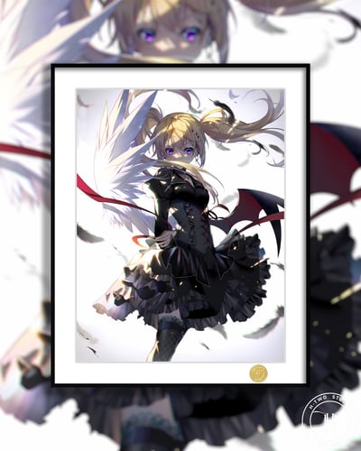 【週邊】H2工作室-月詠歌唄 守護甜心日奈森亞夢月詠幾鬥裝飾畫1