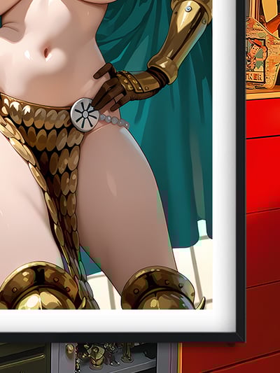 【週邊】巴洛克－海賊王 泳裝蕾貝卡 裝飾畫＆冰箱貼3