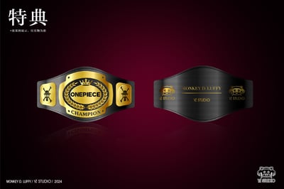【海賊王】YZ工作室-扉頁造型系列 第十三彈 金腰帶 冠軍路飛3