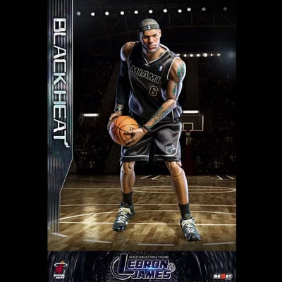 【可動人偶】ResetStudio-可動眼 熱火詹姆斯黑熱套裝2