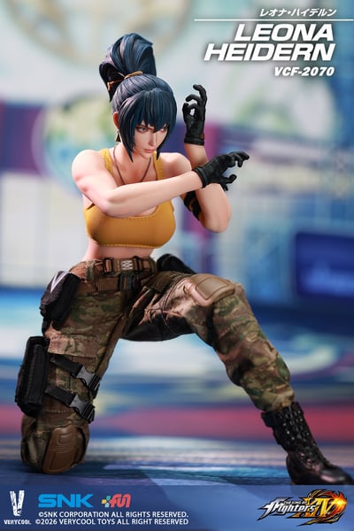 【正版授權】VERYCOOL－拳皇 XIV 莉安娜・哈迪蘭 可動人偶13