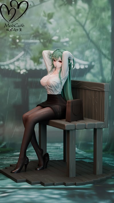 【碧藍航線】MoeCute（萌愛）-利托里奧 濕身OL服6