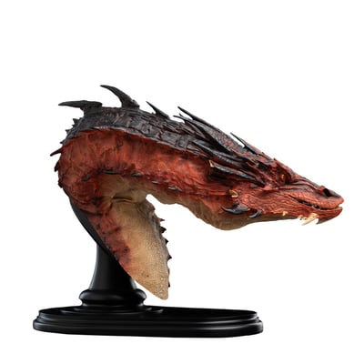 【正版授權】WETA Workshop－霍比特人 Smaug 史矛革 半身像 原色版 87-02-014525