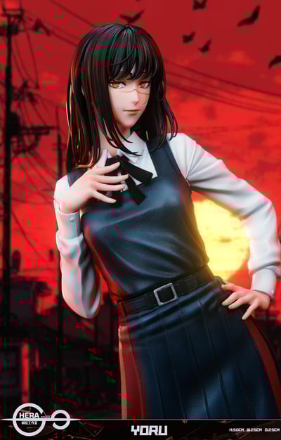 【電鋸人】HeRa Studio 赫拉工作室-電鋸人2 戰爭惡魔 三鷹朝 ＆ 夜8