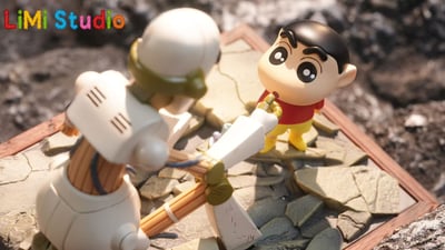 【蠟筆小新】LiMi工作室-小新與機器人爸爸5