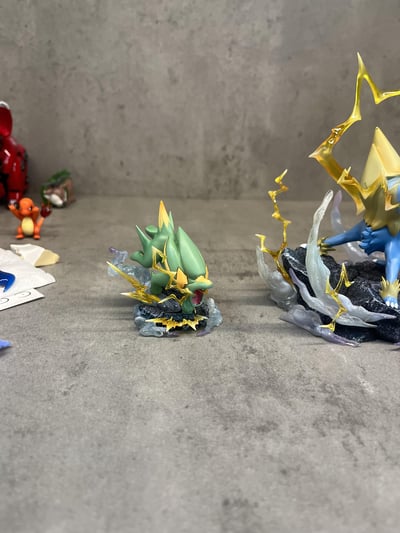 【寶可夢】呆呆工作室-落雷獸 雷電獸 超級雷電獸 進化組2