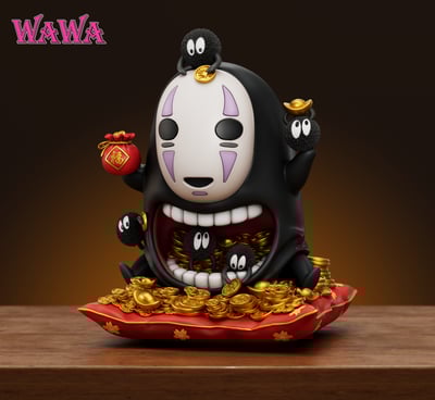 【宮崎駿】wawa-studio－招財系列 招財無臉男2.02