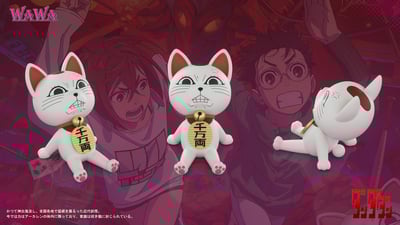 【膽大黨】WAWA studio-高速婆婆招財貓吃漢堡 冰箱貼 手機支架7