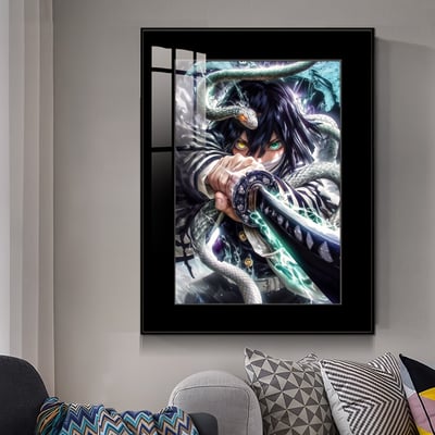 【週邊】橘子工作室－鬼滅之刃 蛇之呼吸 蛇柱 裝飾畫2