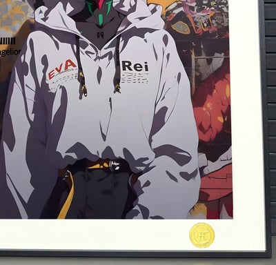 【週邊】H2工作室－新世紀福音戰士 塗鴉綾波麗 裝飾畫4