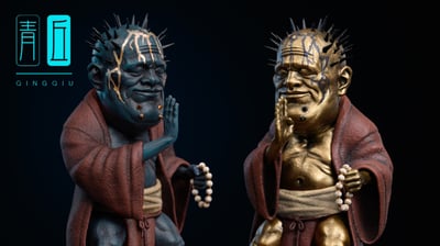 【黑悟空】青丘工作室-西遊記 金池長老 大頭1