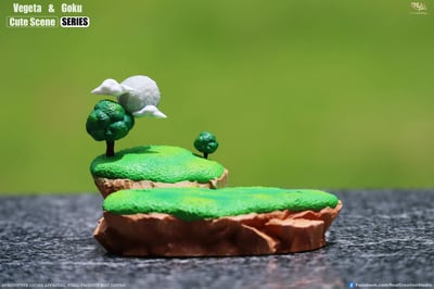 【七龍珠】Real Creation-Q版場景系列 第二彈 貝吼空 悟空&貝吉塔8