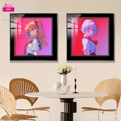 【週邊】阿喵畫社-EVA 明日香綾波麗組合5