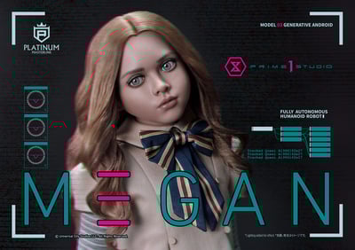 【正版授權】Prime 1 Studio-梅根白金大師系列M3GAN（電影）M3GAN2