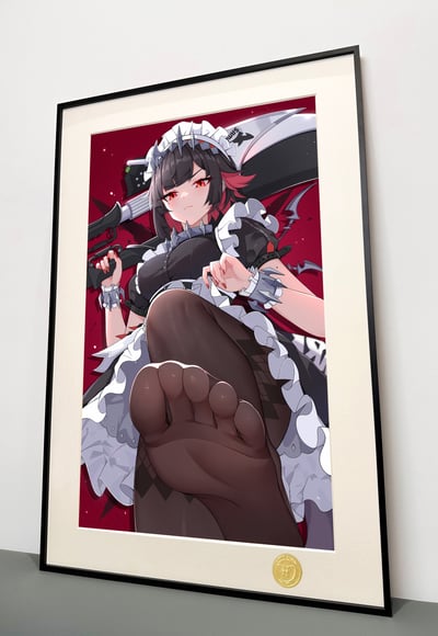 【週邊】H2工作室-鯊魚妹 艾蓮喬絕區零Ellen Joe裝飾畫3