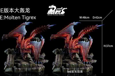 【魔物獵人】BlackFatalisStudio-魔物獵人 轟龍 MonsterHunter Tigrex﻿5
