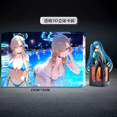 【週邊】阿喵畫社-一之瀨明日奈透明卡磚4