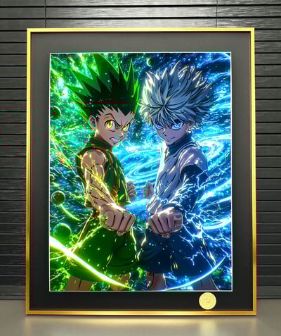 【週邊】H2工作室-小傑奇犽 全職獵人傑富力士裝飾畫2