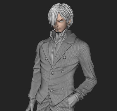 【海賊王】大熊社－草帽團共鳴系列 黑足 文斯莫克·山治6