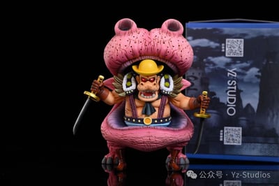 【海賊王】YZ工作室-百獸海賊團真打共鳴 第十四彈 河馬 多彭1
