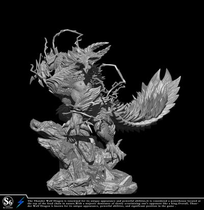 【魔物獵人】S6工作室-怪物獵人共鳴系列 004 雷狼龍4