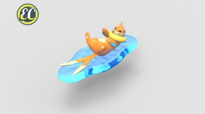 【寶可夢】EC-Studio-寶可夢圖鑑 泳氣鼬3