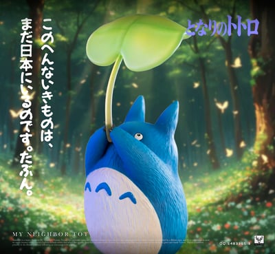 【宮崎駿】白鹿-studio-龍貓圖鑑DIY系列 姊姊 妹妹 藍色龍貓2