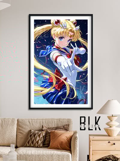 【週邊】巴洛克－美少女戰士 水手月亮 裝飾畫&冰箱貼4