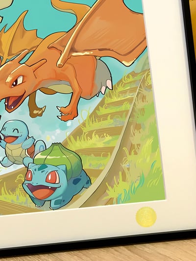 【週邊】星空工作室－寶可夢 出發吧小智 裝飾畫4