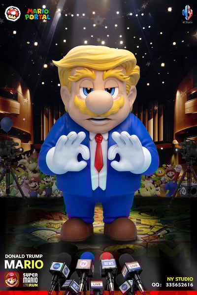 【惡搞系列】NY工作室-川普瑪利歐 Donald Trump Mario1