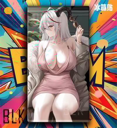 【週邊】巴洛克-埃吉爾KMS Agir碧藍航線遊戲二次元裝飾畫 冰箱貼3