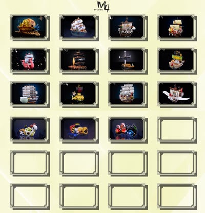 【海賊王】M4工作室-全員船系列 第十五彈 桑尼工具船 犀牛FR-U4號4