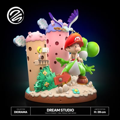 【電玩】Dream Studio-耀西島馬裡奧5