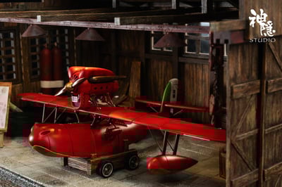 【宮崎駿】神隱工作室-剪影瞬間系列 紅豬王牌飛行員波魯克4