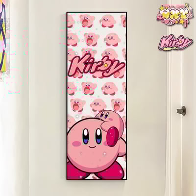 【週邊】阿喵畫社-星之卡比全身推拉鏡5