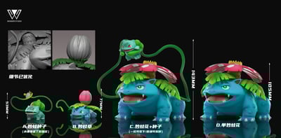 【寶可夢】玩得Wonder studio－妙蛙花進化組2