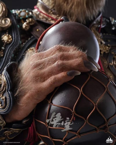 【正版授權】QUEEN STUDIOS-黑神話：悟空 天命人 1/1 半身像17