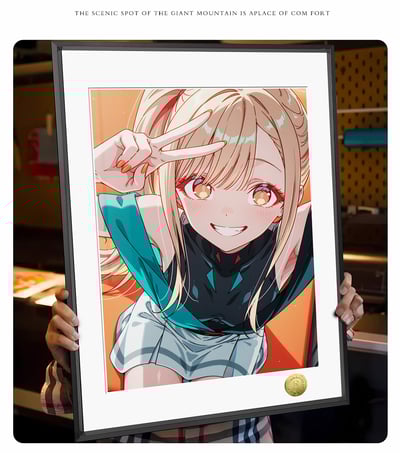 【週邊】皇呱工作室－超時空輝耀姬 活力少女輝夜 裝飾畫2